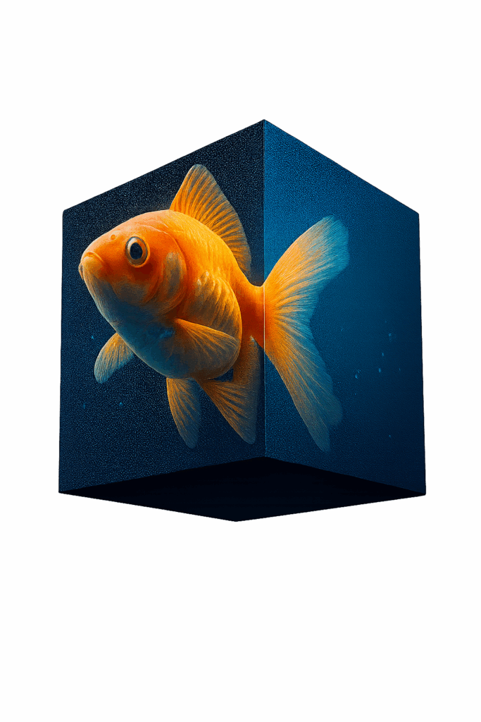 Ledwall pesce in 3d