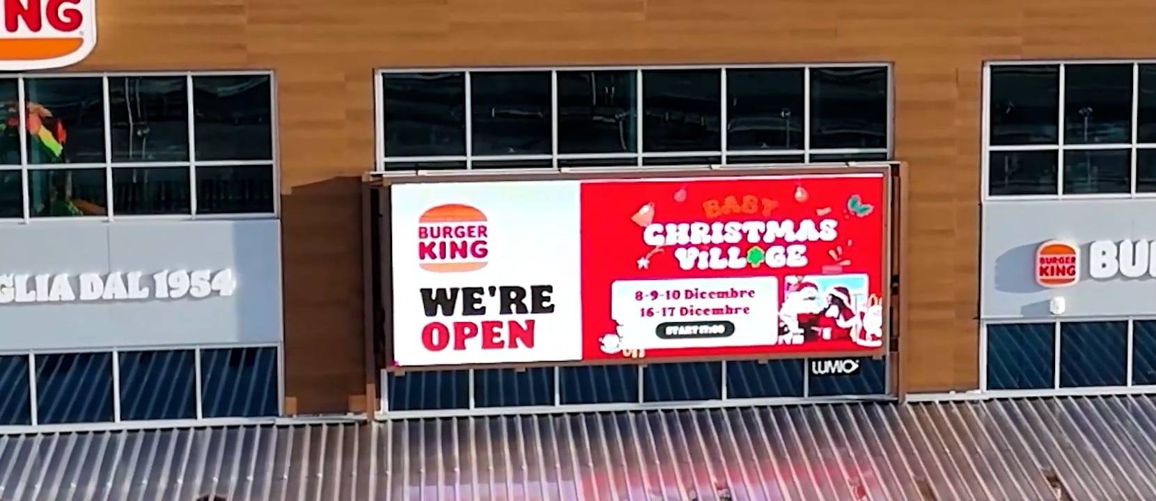 Ledwall outdoor Lumio Italia fallback